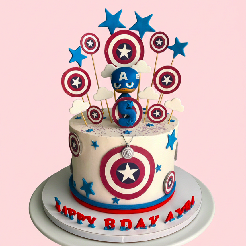 Ultimate Avengers Celebration Cake