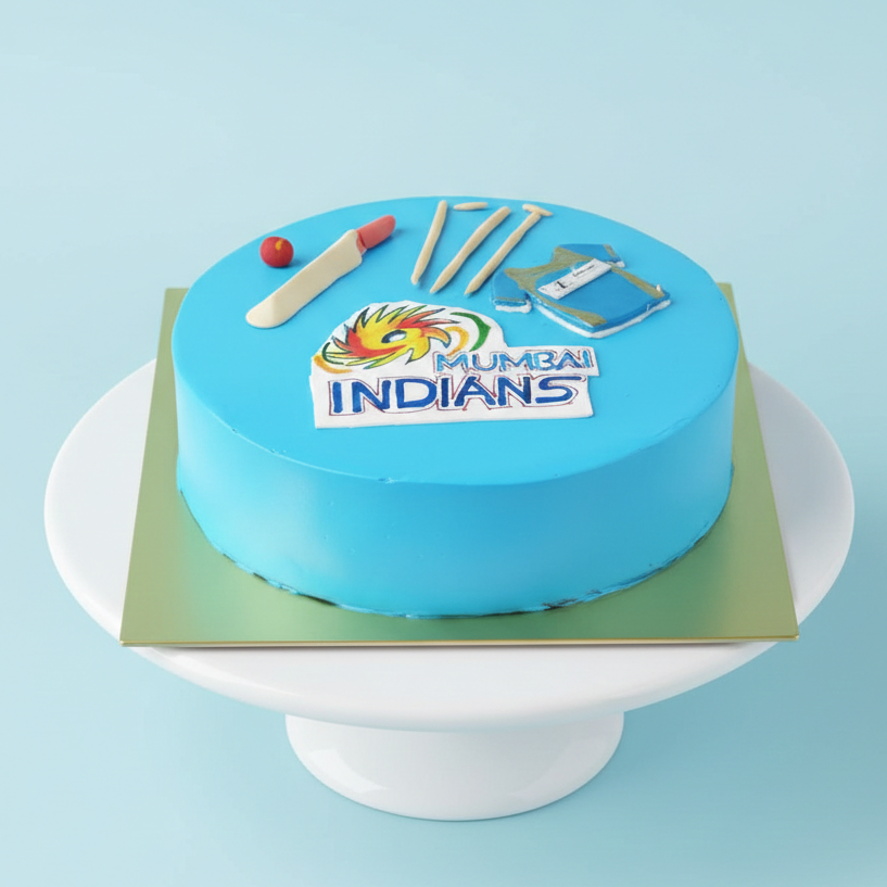 Mumbai Indians Victory Cake