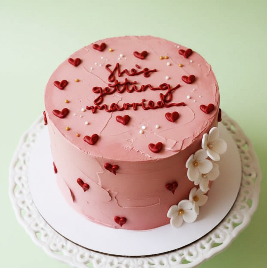 Sweetheart Bridal Bliss Cake