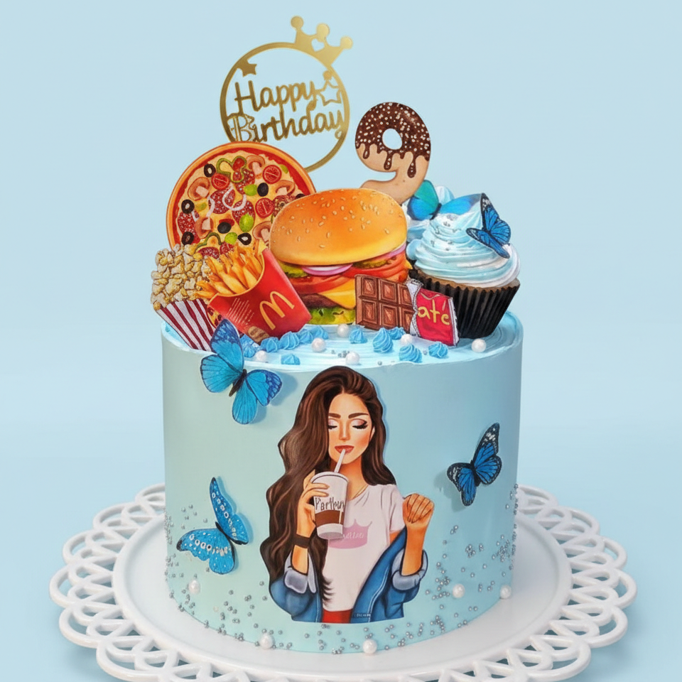 Street Food Fiesta Cake