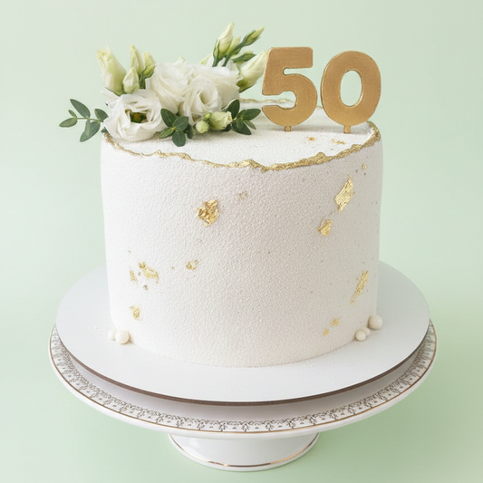 Golden Garden 50 Cake