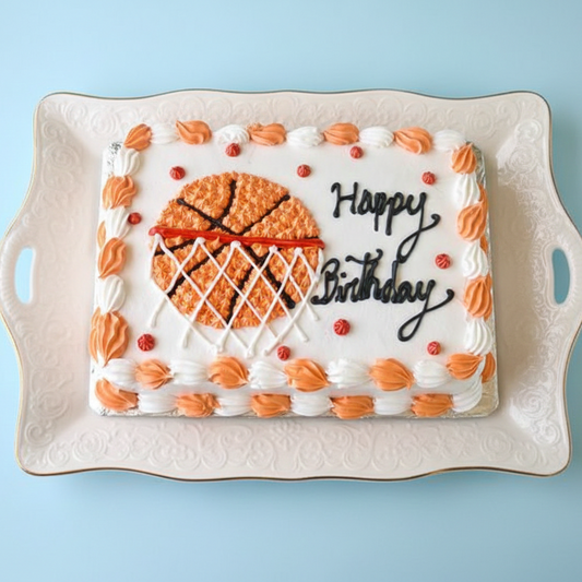 Basketball Bash Sheet Cake