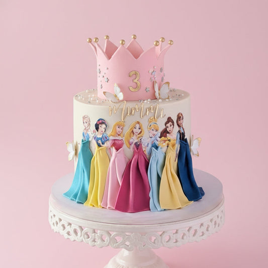Disney Princess Royal Court Cake