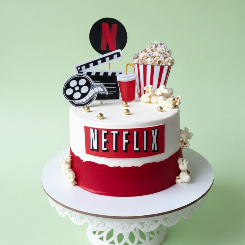 Streaming Star Celebration Cake