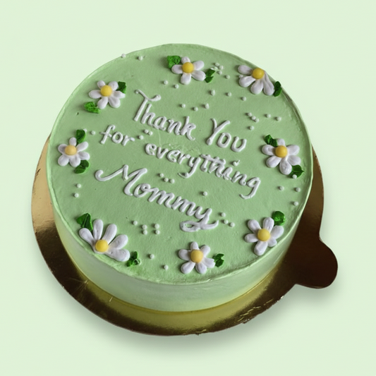 Thank You Mom Garden Cake