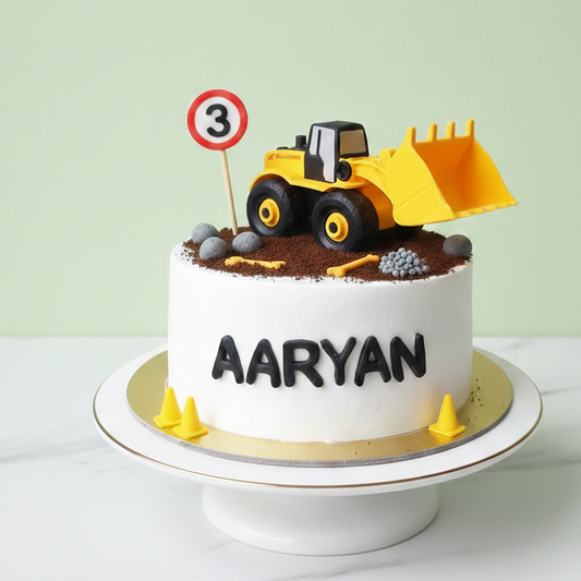Mini Loader Name Cake