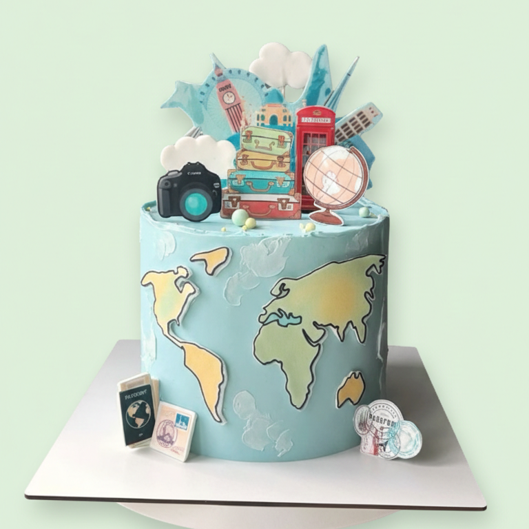 Around the World Dream Cake