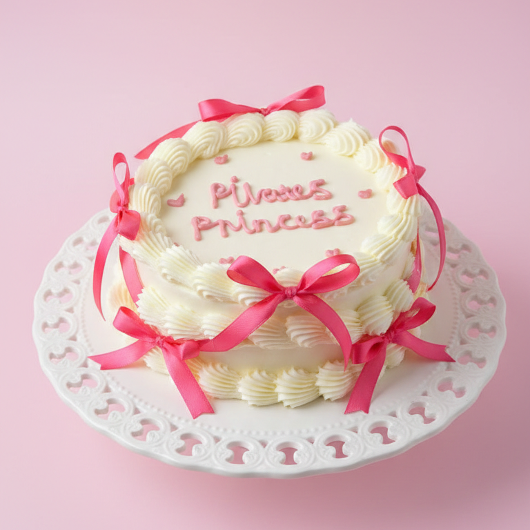 Sweat & Sparkle Fitness Cake