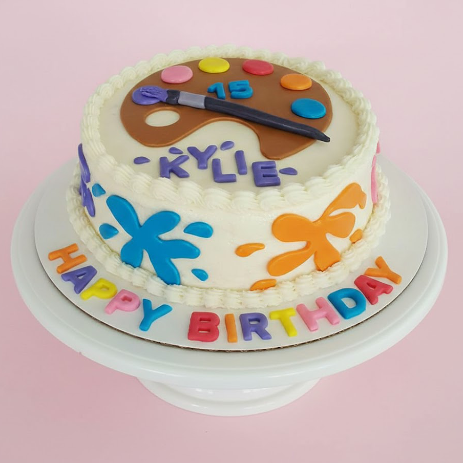 Mini Artist Theme Cake