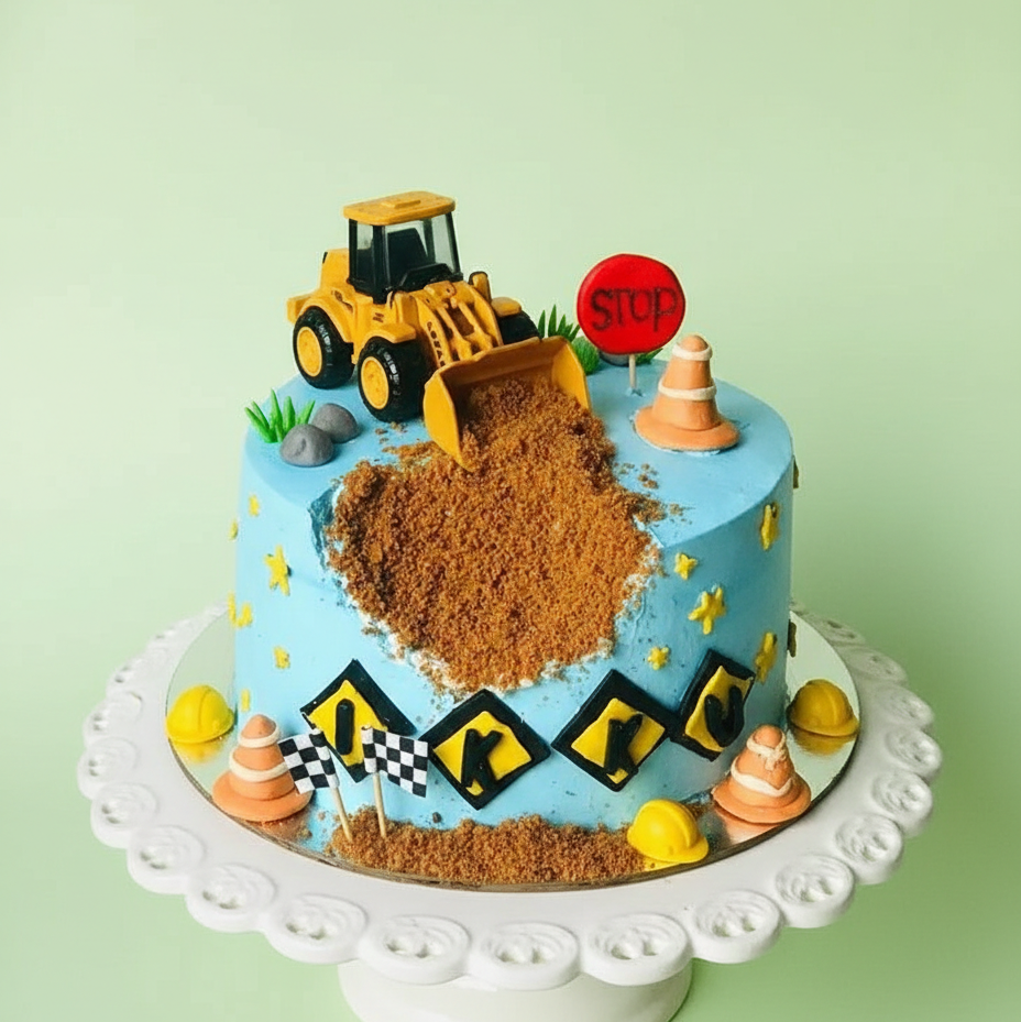 Roadwork Adventure Cake