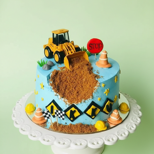 Roadwork Adventure Cake