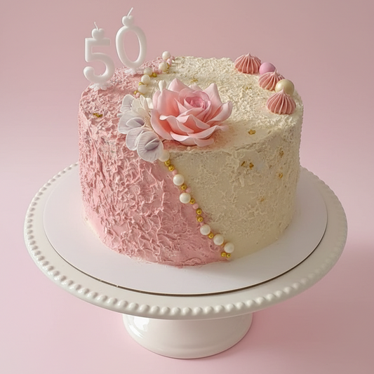 Blush Half-Dipped Beauty Cake