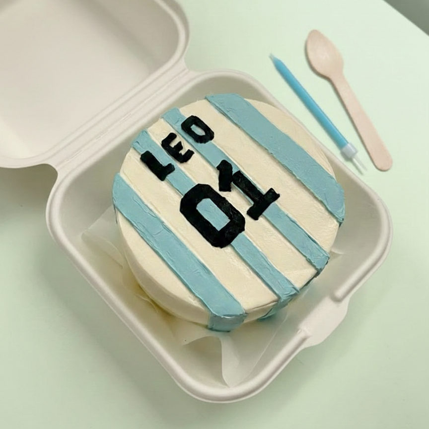 Jersey Number Bento Cake