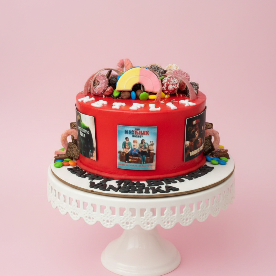 Movie Marathon Feast Cake
