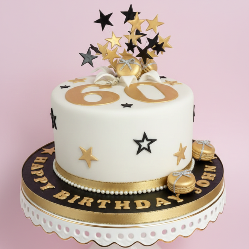 Starry Sixty Cake