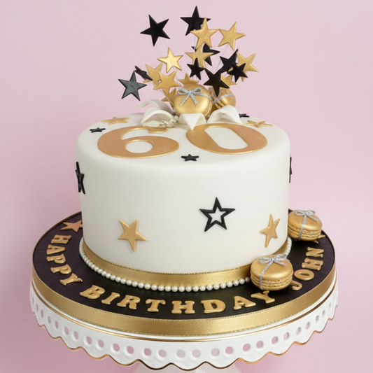 Starry Sixty Cake