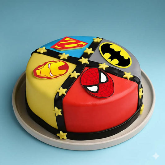 Hero Duo Action Cake