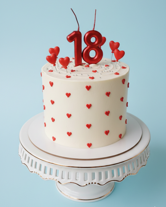 Love Story 18th Birthday Cake