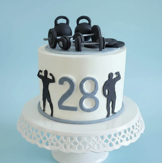 Strength Milestone Birthday Cake