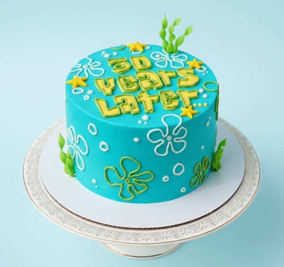 Groovy Birthday Bash Cake