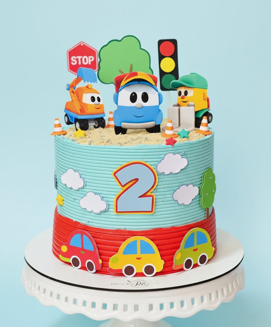 Traffic Town Fun Cake