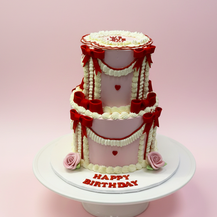 Red Velvet Romance Cake