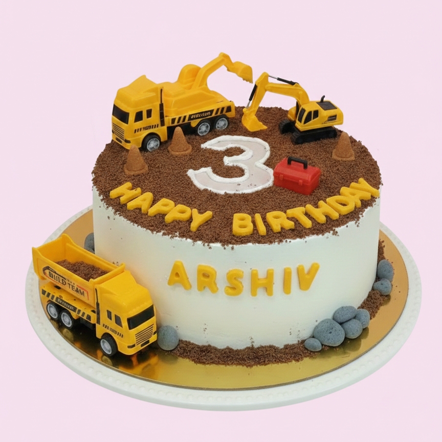Happy Builder Name Cake