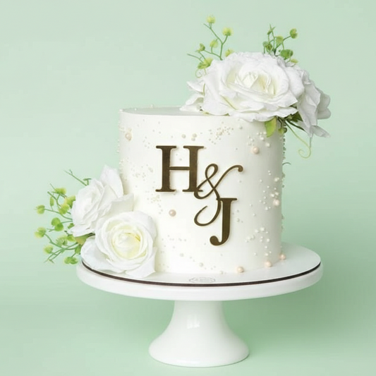 Initials of Forever Cake