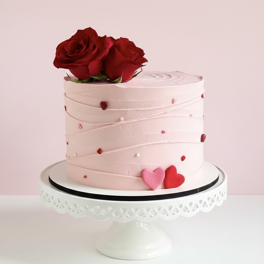 Blush Rose Affair Cake