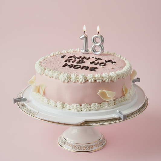 Soft Blush Vintage 18 Cake