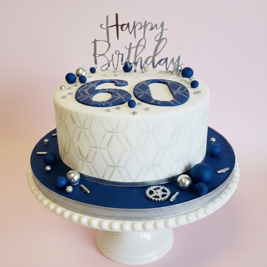 Sapphire Celebration 60 Cake
