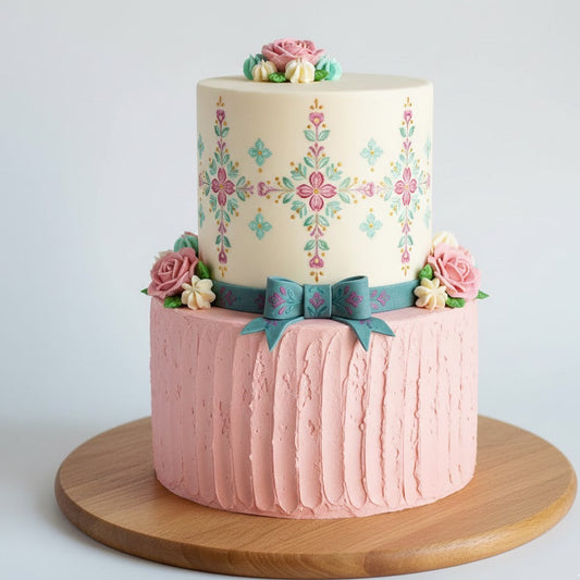 Anna’s Frosty Flowers Cake
