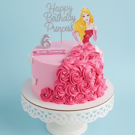 Aurora Sleeping Beauty Cake