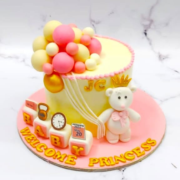 Welcome Baby Girl Cake
