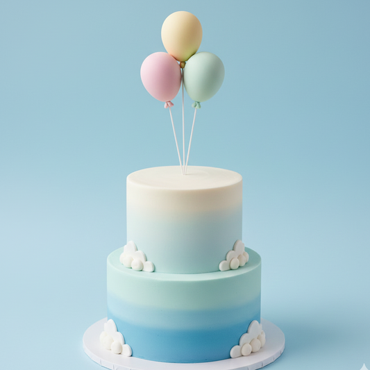 Baby Balloon Cake