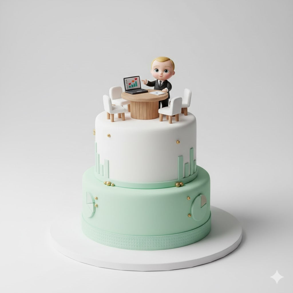 Baby Boardroom Cake