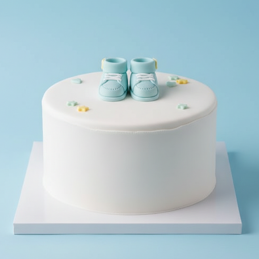 Baby Booties Cake