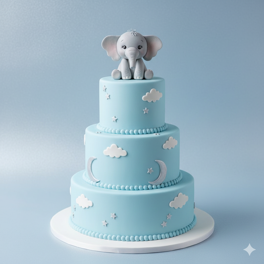 Baby Elephant Cake