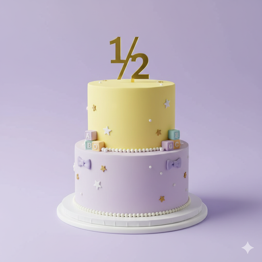 Baby Half Starfall Cake