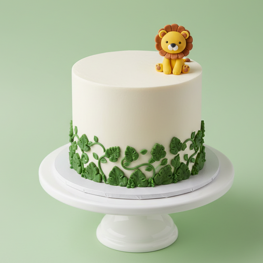 Baby Lion Top Jungle Cake