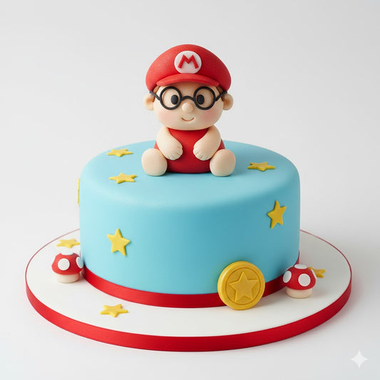 Baby Mario Cake