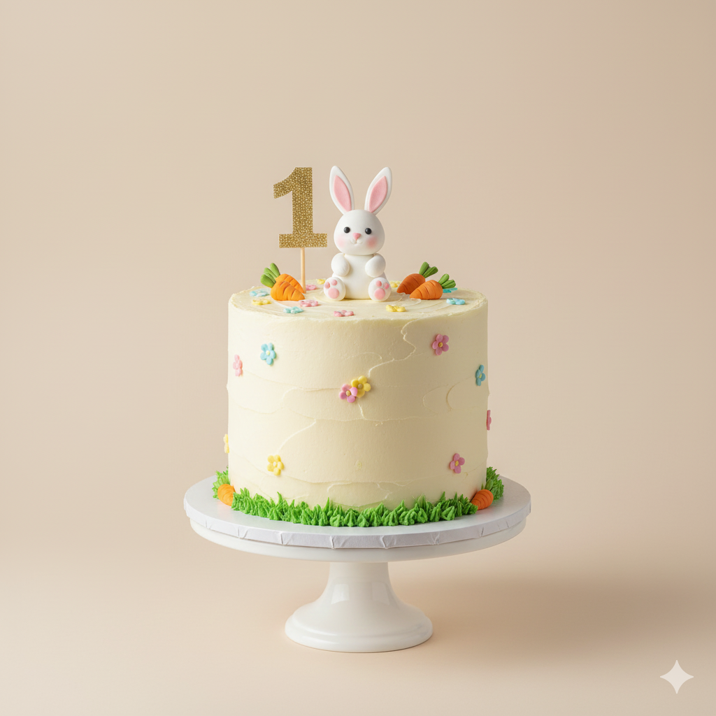 Baby One Bunny Cake