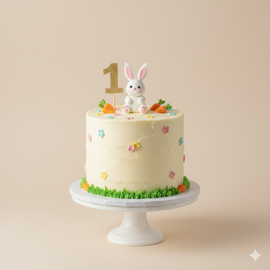Baby One Bunny Cake