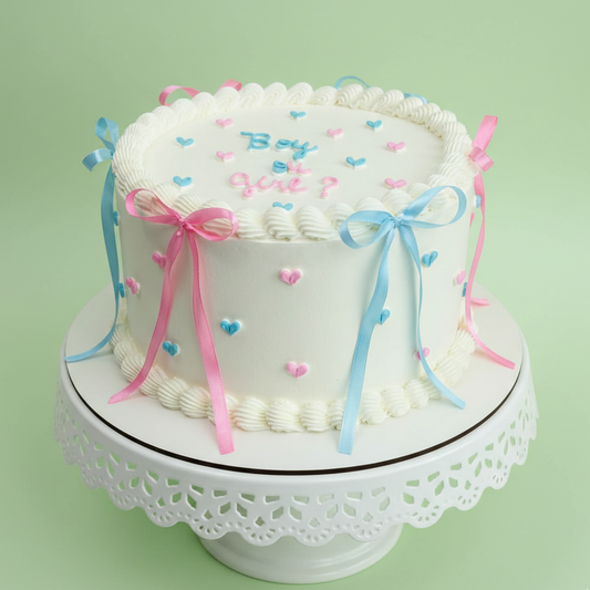 Golden Bloom Baby Elegance Cake