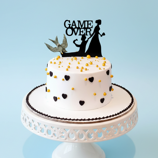 Game Over Groom Cake