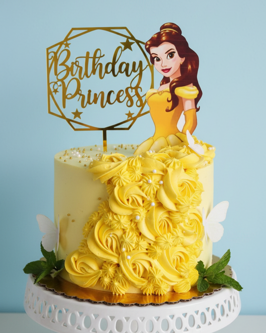 Belle Beauty and the Beast Cake