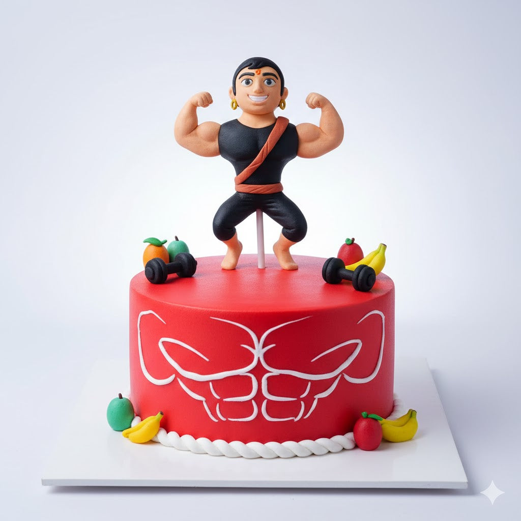 Bheem's Mighty Muscle Cake