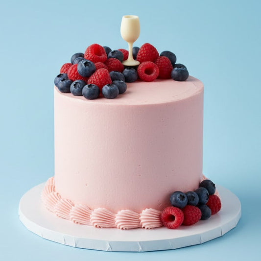 Blush & Berry Cake