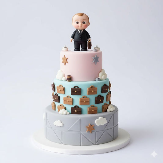 Boss Baby Briefcase Cake