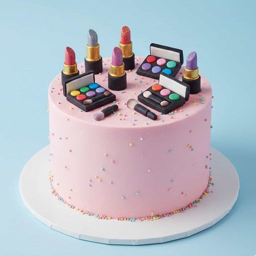 Candy Makeup Kit Cake